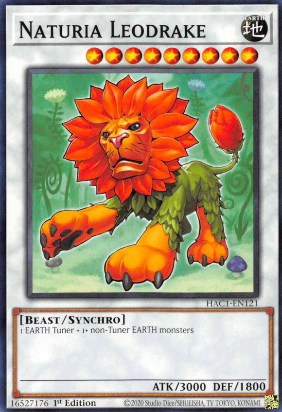 Naturia Leodrake - HAC1-EN121 - Common 1st Edition