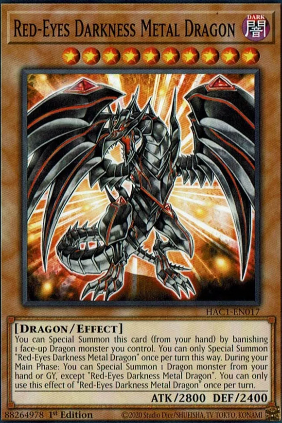 Red-Eyes Darkness Metal Dragon - HAC1-EN017 - Common 1st Edition