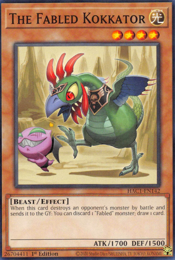 The Fabled Kokkator - HAC1-EN142 - Common 1st Edition