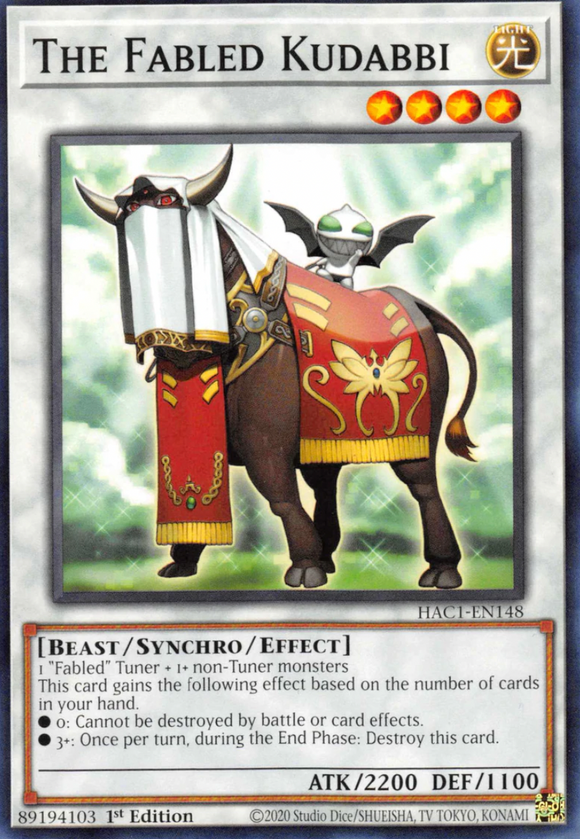 The Fabled Kudabbi - HAC1-EN148 - Common 1st Edition