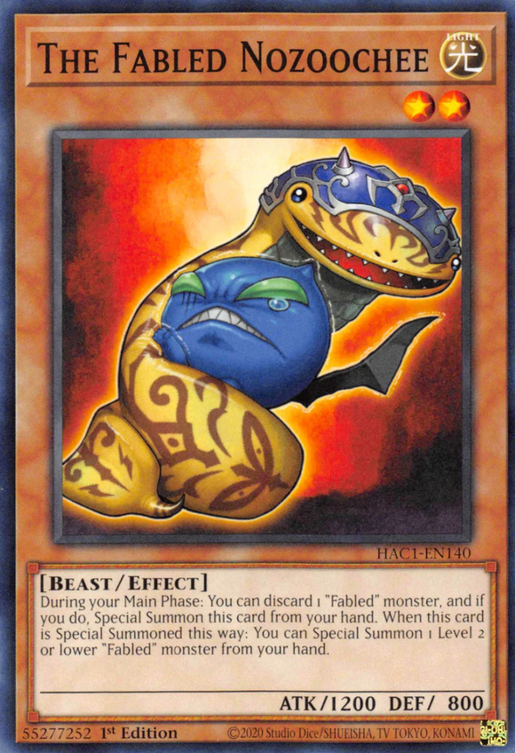 The Fabled Nozoochee - HAC1-EN140 - Common 1st Edition