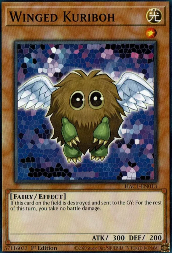 Winged Kuriboh - HAC1-EN013 - Duel Terminal Common Parallel 1st Edition