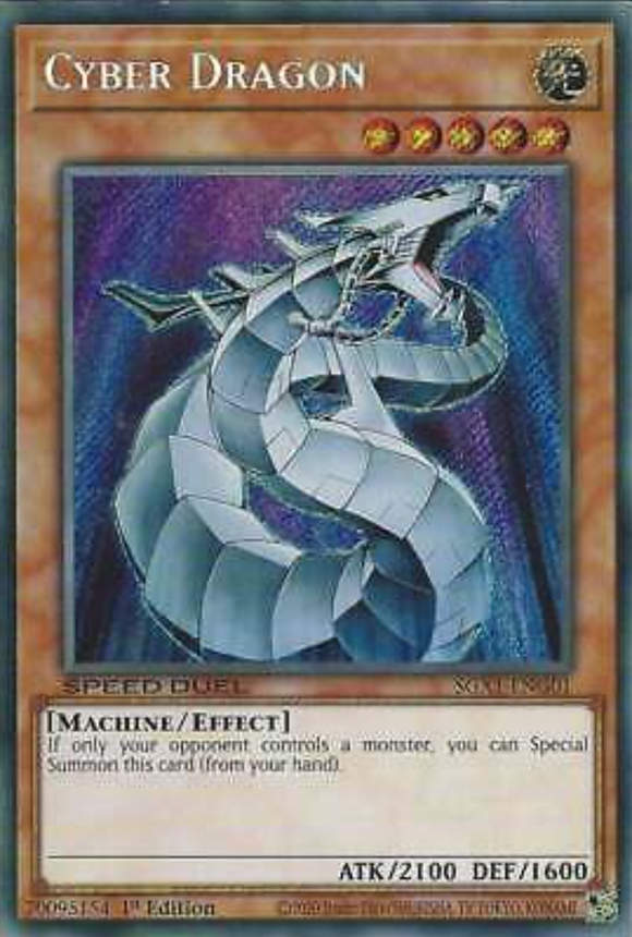 Cyber Dragon - SGX1-ENG01 - Secret Rare 1st Edition