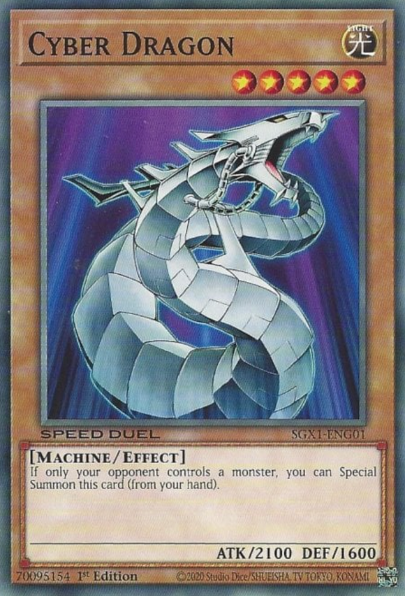 Cyber Dragon - SGX1-ENG01 - Common 1st Edition