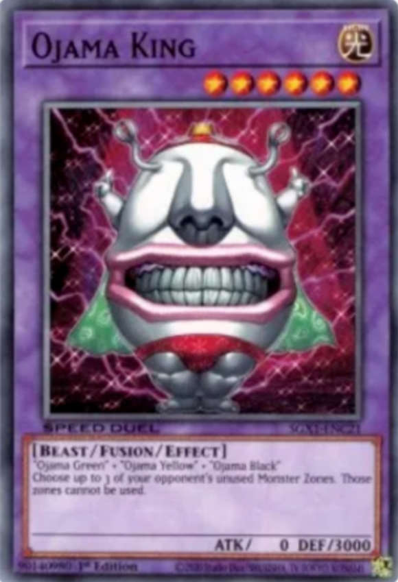 Ojama King - SGX1-ENC21 - Common 1st Edition