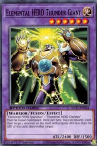 Elemental HERO Thunder Giant - SGX1-ENA22 - Common 1st Edition