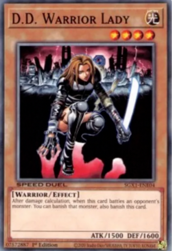 D.D. Warrior Lady - SGX1-ENE04 - Common 1st Edition