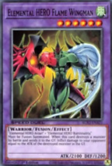 Elemental HERO Flame Wingman - SGX1-ENA21 - Common 1st Edition