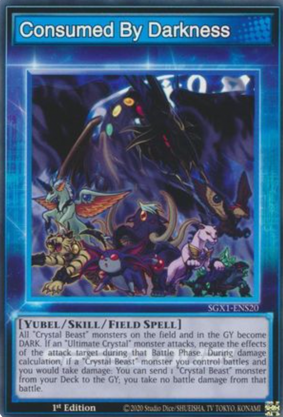 Consumed By Darkness - SGX1-ENS20 - Common 1st Edition