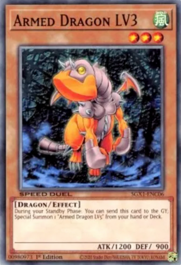 Armed Dragon LV3 - SGX1-ENC06 - Common 1st Edition