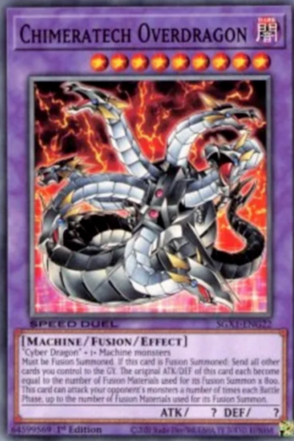 Chimeratech Overdragon - SGX1-ENG22 - Common 1st Edition