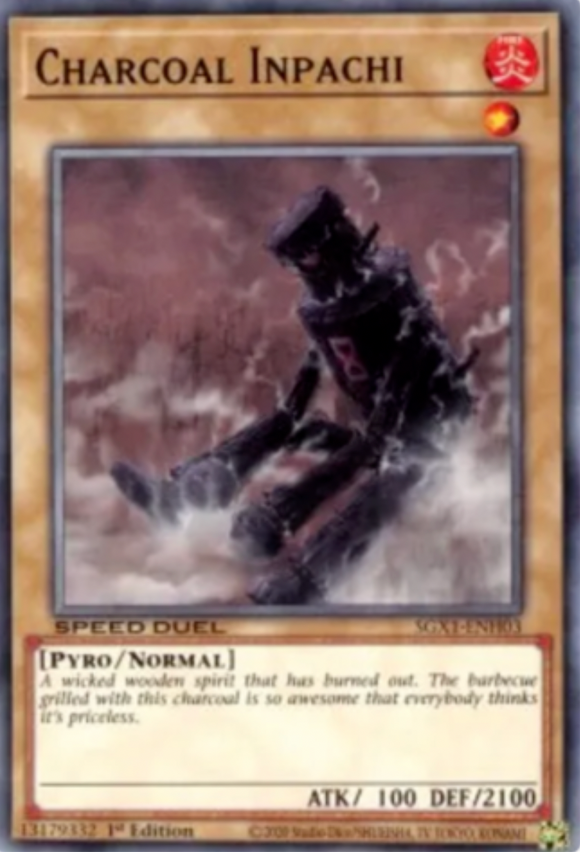 Charcoal Inpachi - SGX1-ENH03 - Common 1st Edition