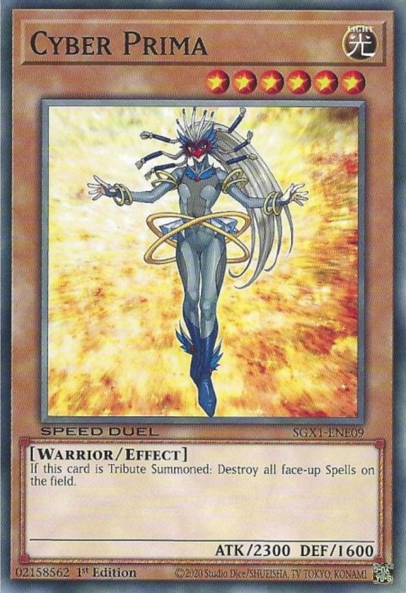 Cyber Prima - SGX1-ENE09 - Common 1st Edition