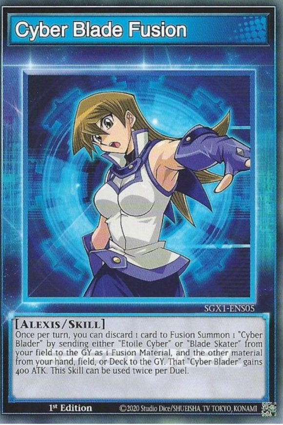 Cyber Blade Fusion - SGX1-ENS05 - Common 1st Edition