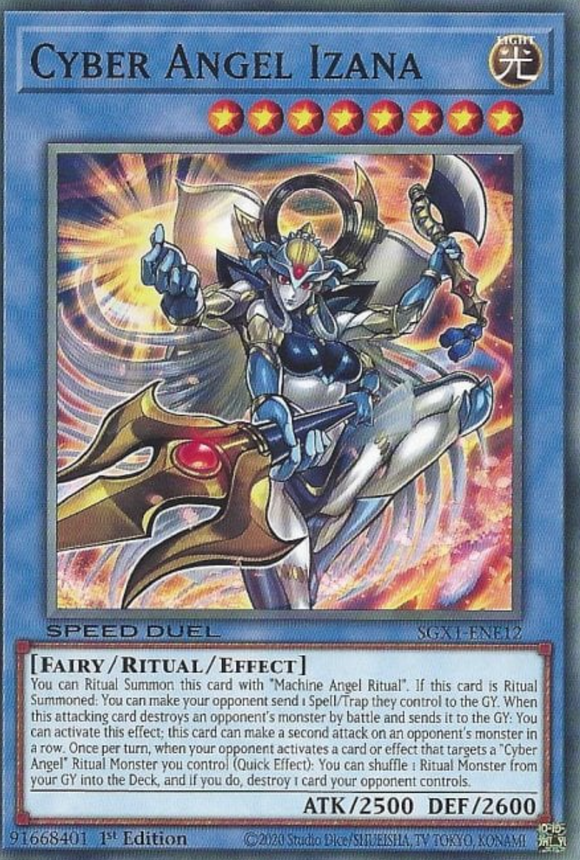 Cyber Angel Izana - SGX1-ENE12 - Common 1st Edition