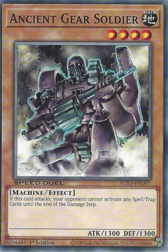 Ancient Gear Soldier - SGX1-END07 - Common 1st Edition