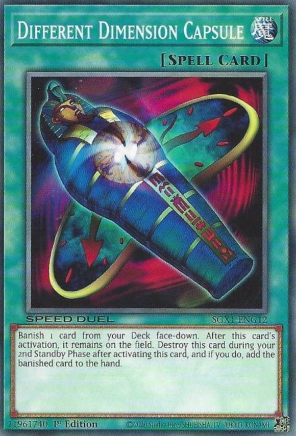 Different Dimension Capsule - SGX1-ENG12 - Common 1st Edition