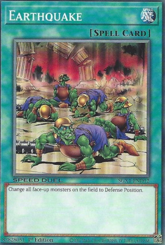 Earthquake - SGX1-END12 - Common 1st Edition
