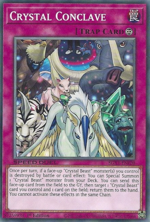 Crystal Conclave - SGX1-ENF20 - Common 1st Edition