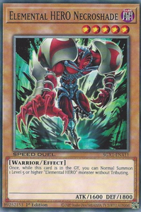 Elemental HERO Necroshade - SGX1-ENA11 - Common 1st Edition