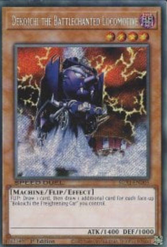 Dekoichi the Battlechanted Locomotive - SGX1-END05 - Secret Rare 1st Edition