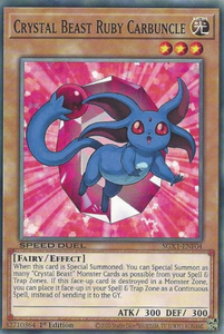 Crystal Beast Ruby Carbuncle - SGX1-ENF04 - Common 1st Edition