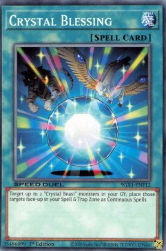 Crystal Blessing - SGX1-ENF12 - Common 1st Edition