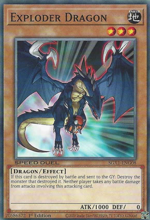 Exploder Dragon - SGX1-ENG08 - Common 1st Edition