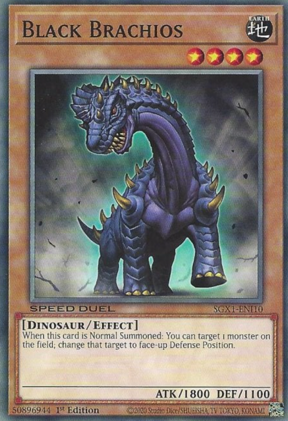 Black Brachios - SGX1-ENI10 - Common 1st Edition
