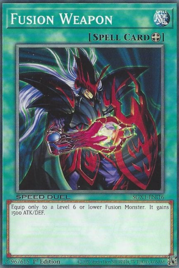 Fusion Weapon - SGX1-ENI16 - Common 1st Edition