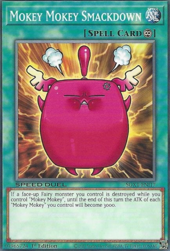 Mokey Mokey Smackdown - SGX1-ENI17 - Common 1st Edition