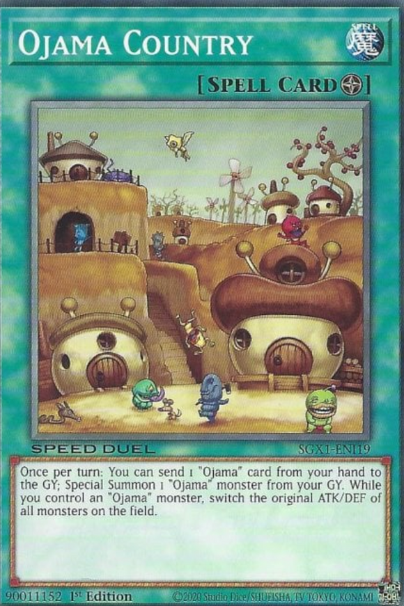 Ojama Country - SGX1-ENI19 - Common 1st Edition
