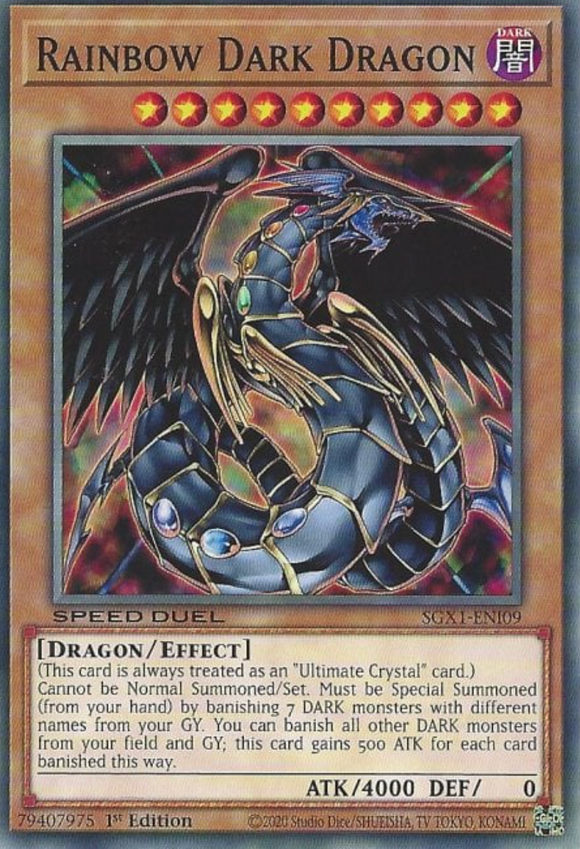 Rainbow Dark Dragon - SGX1-ENI09 - Common 1st Edition