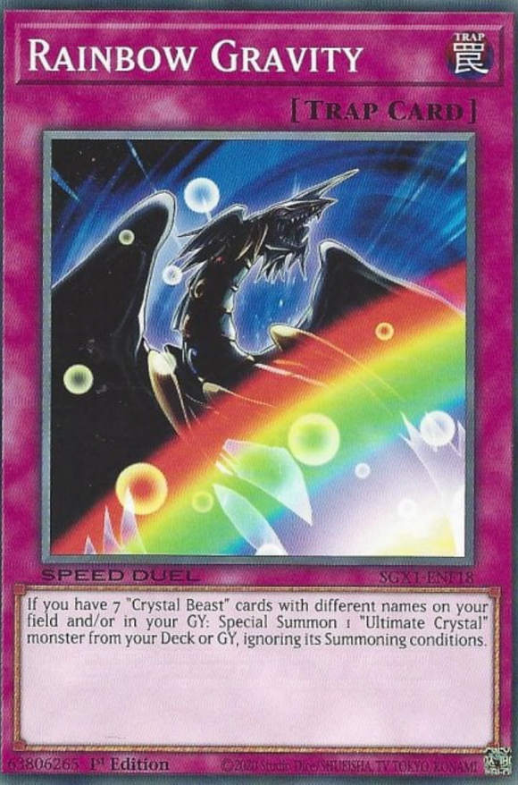 Rainbow Gravity - SGX1-ENF18 - Common 1st Edition