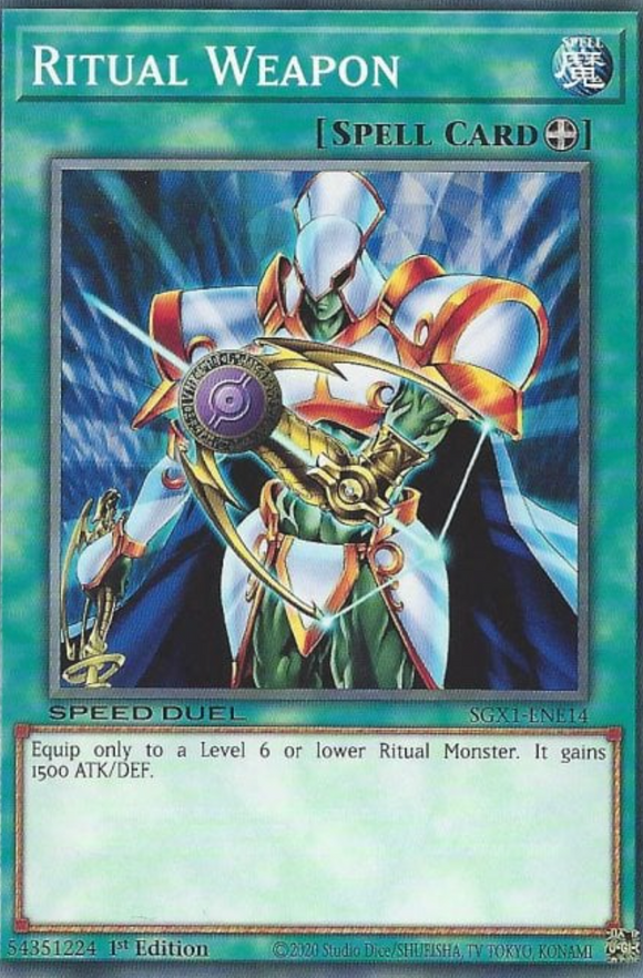 Ritual Weapon - SGX1-ENE14 - Common 1st Edition