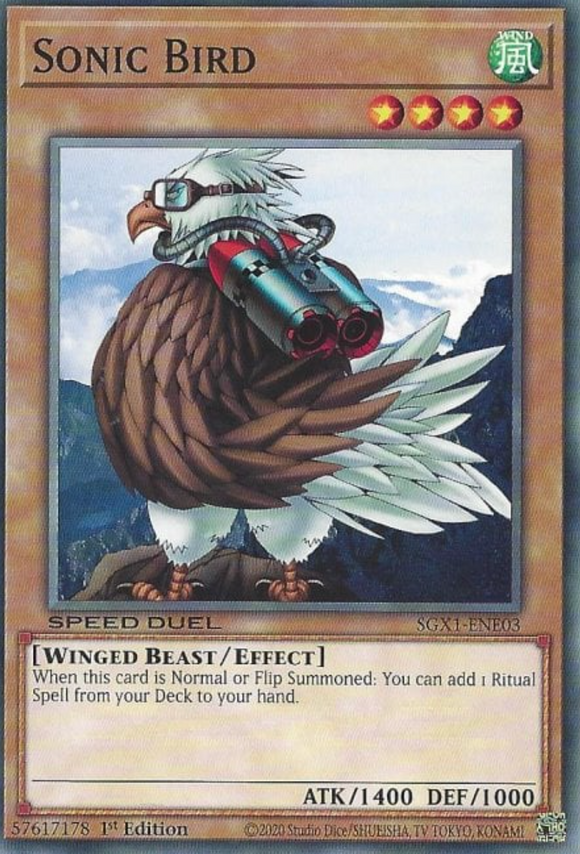 Sonic Bird - SGX1-ENE03 - Common 1st Edition