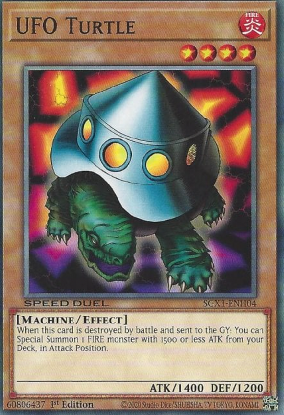 UFO Turtle - SGX1-ENH04 - Common 1st Edition
