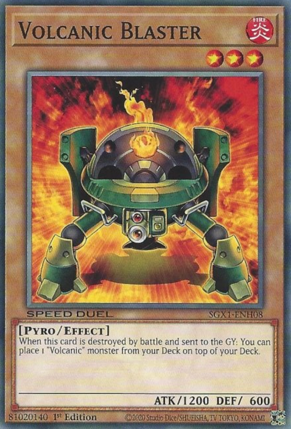 Volcanic Blaster - SGX1-ENH08 - Common 1st Edition