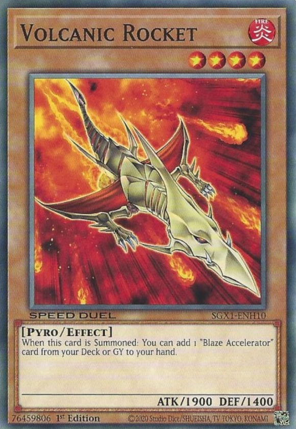 Volcanic Rocket - SGX1-ENH10 - Common 1st Edition