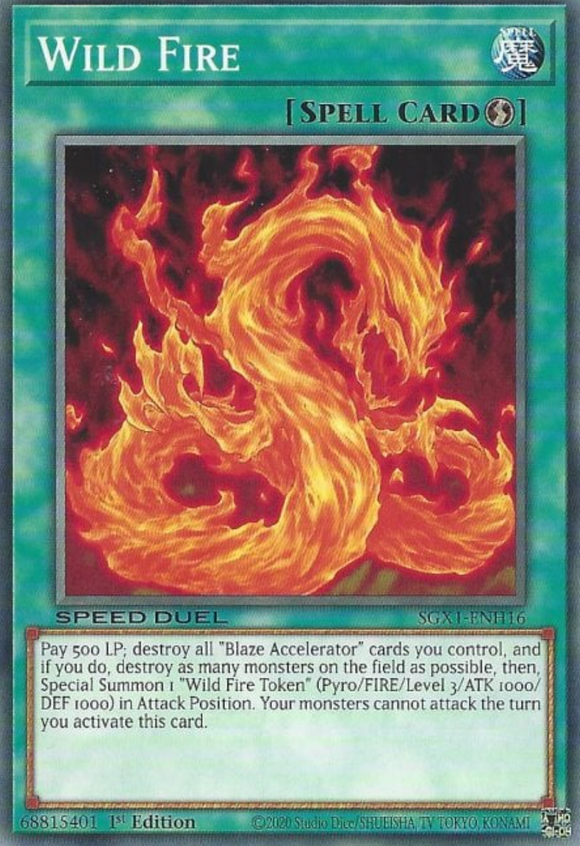 Wild Fire - SGX1-ENH16 - Common 1st Edition