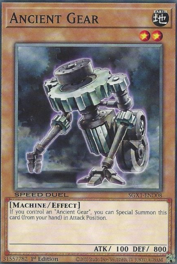 Ancient Gear - SGX1-END08 - Common 1st Edition