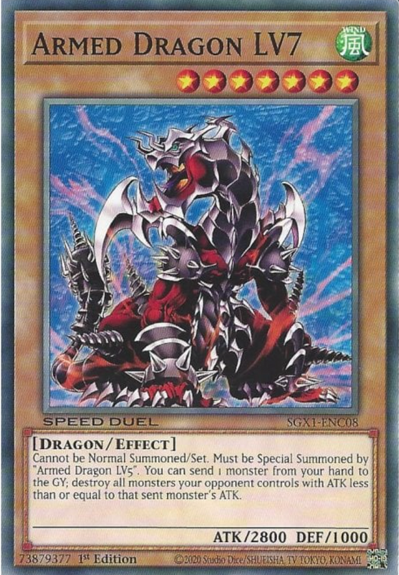 Armed Dragon LV7 - SGX1-ENC08 - Common 1st Edition