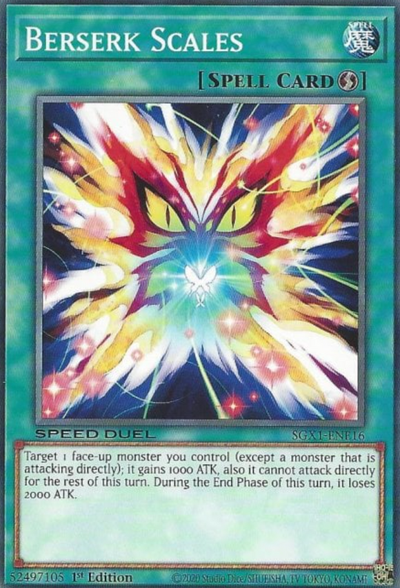 Berserk Scales - SGX1-ENE16 - Common 1st Edition
