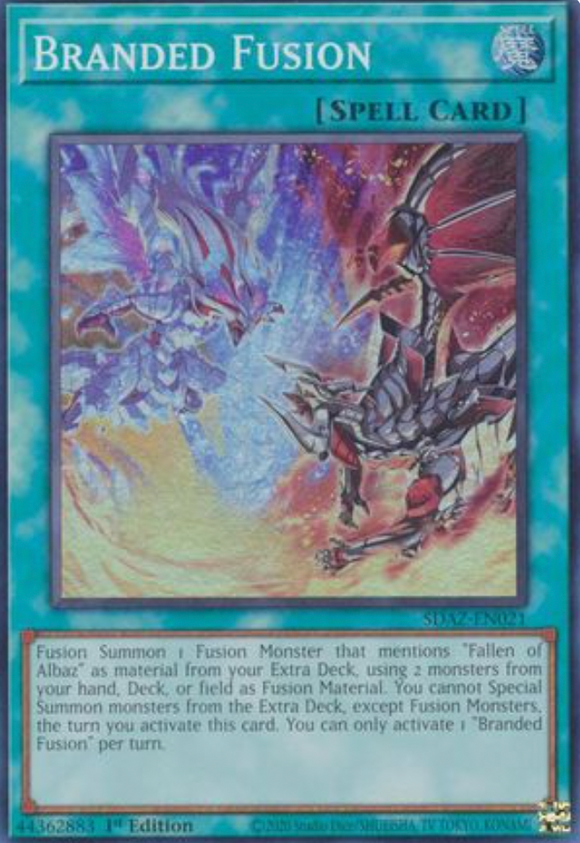 Branded Fusion - SDAZ-EN021 - Super Rare 1st Edition
