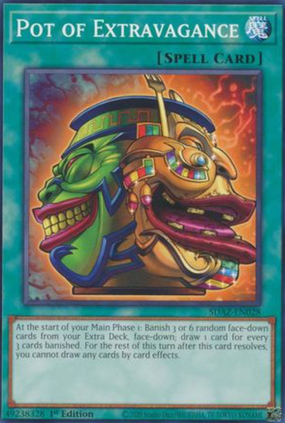 Pot of Extravagance - SDAZ-EN028 - Common 1st Edition