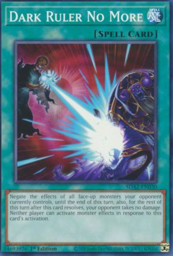 Dark Ruler No More - SDAZ-EN030 - Common 1st Edition