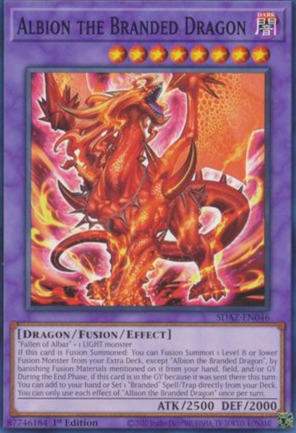 Albion the Branded Dragon - SDAZ-EN046 - Common 1st Edition