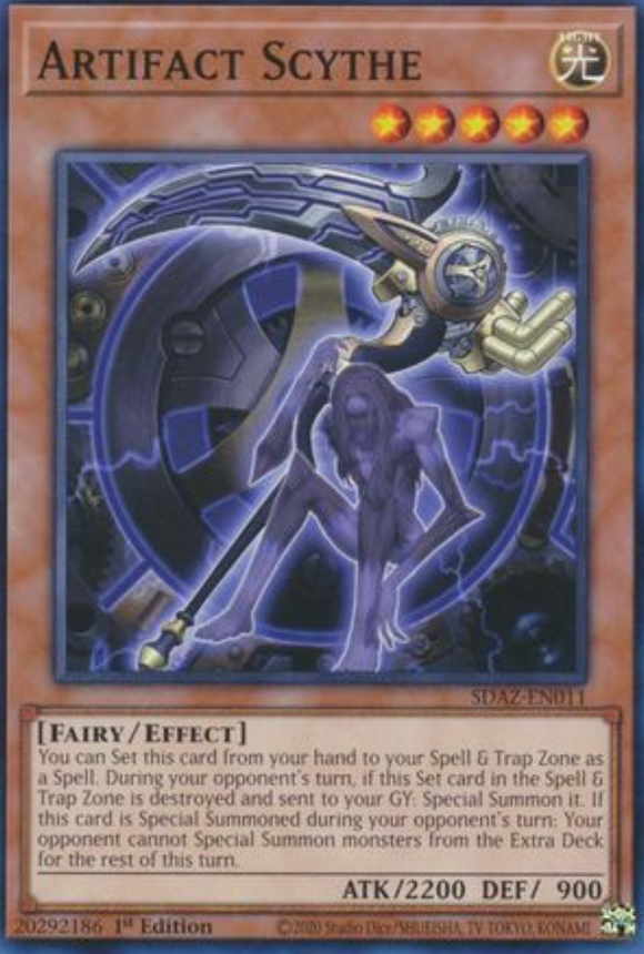 Artifact Scythe - SDAZ-EN011 - Common 1st Edition