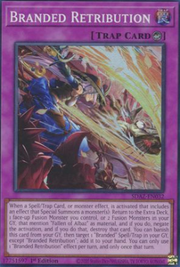 Branded Retribution - SDAZ-EN032 - Super Rare 1st Edition