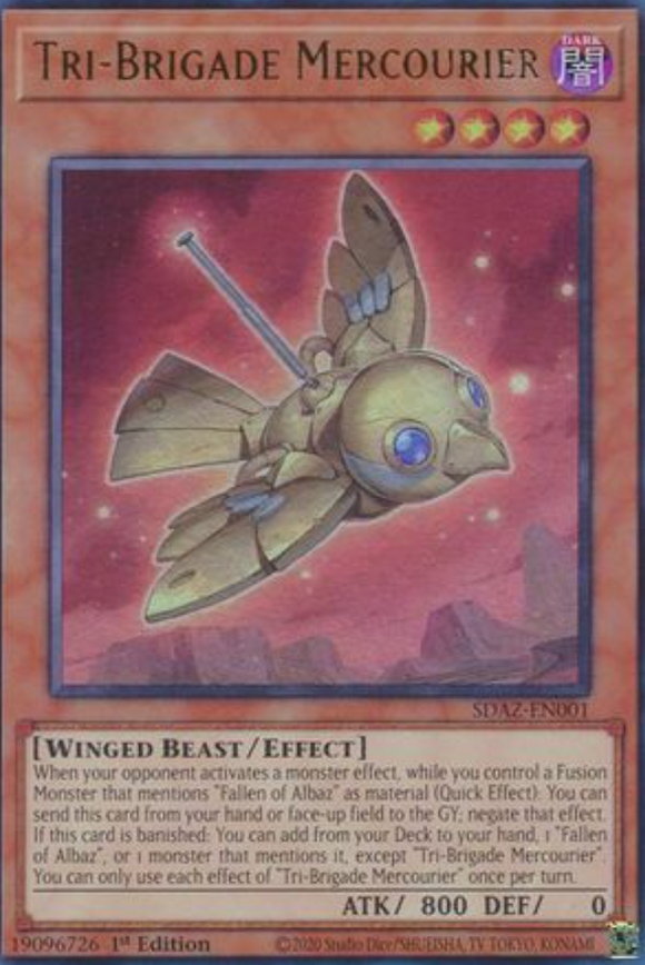 Tri-Brigade Mercourier - SDAZ-EN001 - Ultra Rare 1st Edition